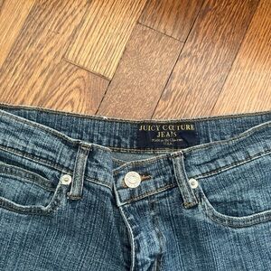 Juicy Couture Dark Blue VERY LOW RISE Women's Jeans Size 25 (Women’s XS-S)